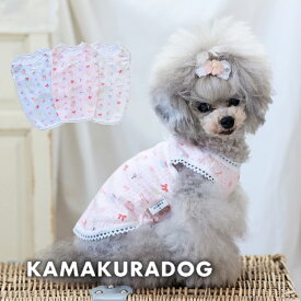 【犬 服 Tシャツ】スウィートリボンタンク 鎌倉DOG タンク 人気 ( 犬の服 犬服 小型犬 タンクトップ トイプー ダックス チワワ ドッグウェア おしゃれ かわいい )