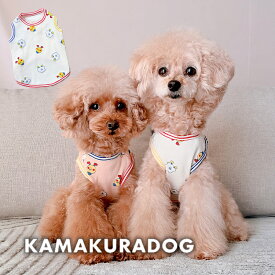 【犬 服 タンク】ポップフレンズタンク 鎌倉DOG トップス 人気 ( 犬の服 犬服 小型犬 タンクトップ トイプー ダックス チワワ ドッグウェア おしゃれ かわいい )