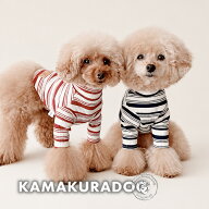 【犬 服 Tシャツ】ブリティッシュボーダーハイネック 鎌倉DOG トップス 人気 ( 犬の服 犬服 小型犬 シャ…