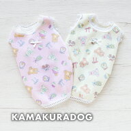 【犬 服 タンクトップ】ふわりテディタンク 鎌倉DOG トップス 人気 ( 犬の服 犬服 小型犬 タンクトップ …