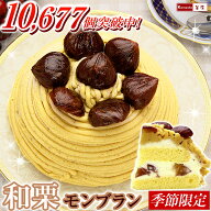 遅れてごめんね 敬老の日 プレゼント 誕生日ケーキ 【 和栗 モンブラン ケーキ 5号 】 誕生日プレゼント …