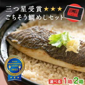 ごちそう鯛めしセット 2合 【選べる 2合×1箱 2合×2箱】 鯛めし 炊飯器 鯛 タイ 魚 炊き込みご飯 混ぜご飯 つや姫 お惣菜 魚 誕生日プレゼント 還暦 お祝い お礼 誕生日 父親 男性