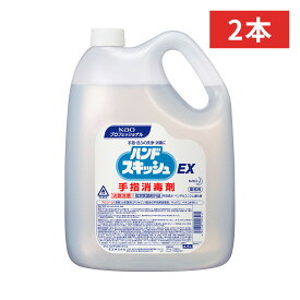 花王 ハンドスキッシュEX 4.5L×2本 ノズル付 kao 手指消毒液 手指消毒剤 アルコール消毒液 アルコール 消毒用アルコール 業務用 大量 大容量 手 手指 手指消毒 詰め替え 消毒 消毒液 除菌剤 エタノール ウイルス 飲食店 レストラン