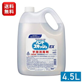 花王 ハンドスキッシュEX 4.5L ノズル付 kao 手指消毒液 手指消毒剤 手指用アルコール アルコール消毒液 アルコール 消毒用アルコール 業務用 大量 大容量 手 手指 手指消毒 詰め替え 消毒 消毒液 除菌剤 エタノール ウイルス 飲食店 レストラン