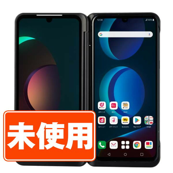 楽天市場】【未使用】L-51A LG V60 ThinQ 5G The Black SIMフリー 本体  