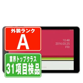 【中古】 HWT31 Qua tab 02 チャコールブラック Aランク SIMフリー 本体 au タブレット ファーウェイ 【あす楽】 【保証あり】 【送料無料】 hwt31bk8mtm