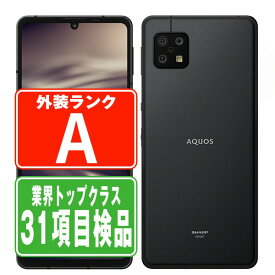 【26日 P5倍】【中古】 SHG07 AQUOS sense6s ブラック Aランク SIMフリー 本体 au スマホ シャープ 【あす楽】 【保証あり】 【送料無料】 shg07bk8mtm