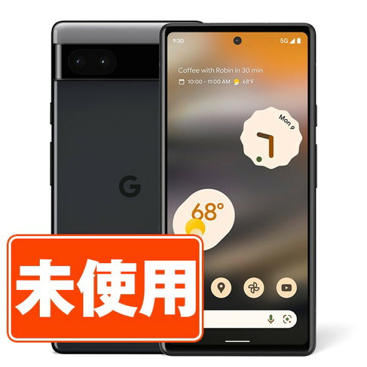 楽天市場】【未使用】Google Pixel6a チャコール SIMフリー 本体 au 