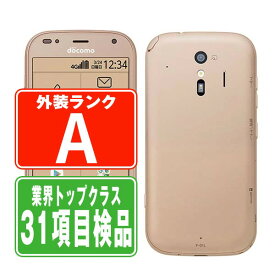 【中古】 F-01L らくらくスマートフォンme ゴールド Aランク SIMフリー 本体 ドコモ スマホ 【あす楽】 【保証あり】 【送料無料】 f01lgl8mtm