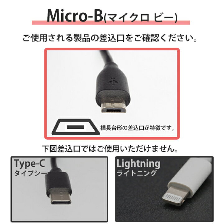 楽天市場】新品 純正品 スマホ充電器 タイプB 急速充電 android docomo 