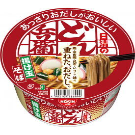 日清食品 あっさりおだしがおいしいどん兵衛 揚げ玉そば 69g 12個