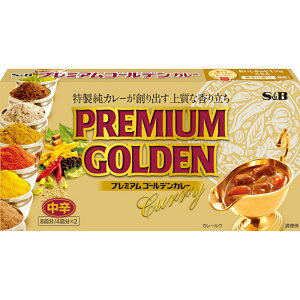 yS&BzGXr[Hi PREMIUM GOLDEN CURRY v~AS[fJ[ h 8M(4M×2) 160g×10