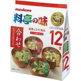 マルコメ お徳用 料亭の味みそ汁 12食 48袋(12×4箱)