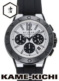 ブルガリ　ディアゴノ マグネシウム クロノグラフ　Ref.DG42WSMCVDCH　新品　シルバー/ブラック　（BVLGARI　Diagono Magnesium Chronograph）【楽ギフ_包装】