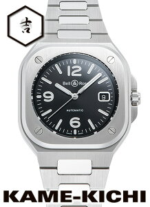 xX@BR05 ubN XeB[@Ref.BR05A-BL-ST/SST@Vi@ubN@iBell&Ross@BR05 Black Steelj