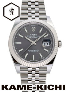 �����b�N�X�@�f�C�g�W���X�g41�@Ref.126334�@�V�i�@�X���[�g�i�O���[�j�@�iROLEX�@Datejust41�j