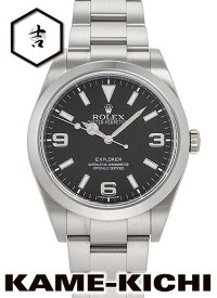 【中古】ロレックス　3年保証　エクスプローラーI　Ref.214270　ブラック　（ROLEX　ExplorerI）