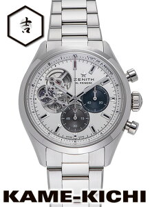 �[�j�X�@�N���m�}�X�^�[ �I�[�v���@Ref.03.3300.3604/69.M3300�@�V�i�@�V���o�[/�u���[/�O���[�@�iZENITH�@Chronomaster Open�j