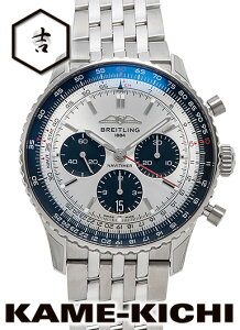 �u���C�g�����O�@�i�r�^�C�}�[1 B01 �N���m�O���t 43�@Ref.AB0138241G1A1�@�V�i�@�V���o�[/�u���b�N�@�iBREITLING�@Navitimer1 B01 Chronograph 43�j