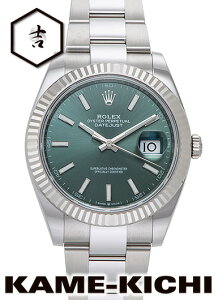 �����b�N�X�@�f�C�g�W���X�g41�@Ref.126334�@�V�i�@�~���g�O���[���@�iROLEX�@Datejust41�j