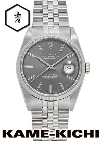 【中古】ロレックス　3年保証　デイトジャスト　Ref.16220　グレー　（ROLEX　Datejust）