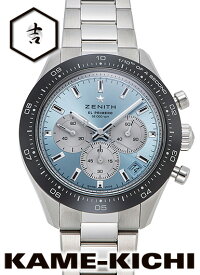 ゼニス　クロノマスター スポーツ ヨシダ スペシャル　Ref.03.3106.3600/55.M3100　新品　アイスブルー　（ZENITH　Chronomaster Sports YOSHIDA Special）【楽ギフ_包装】