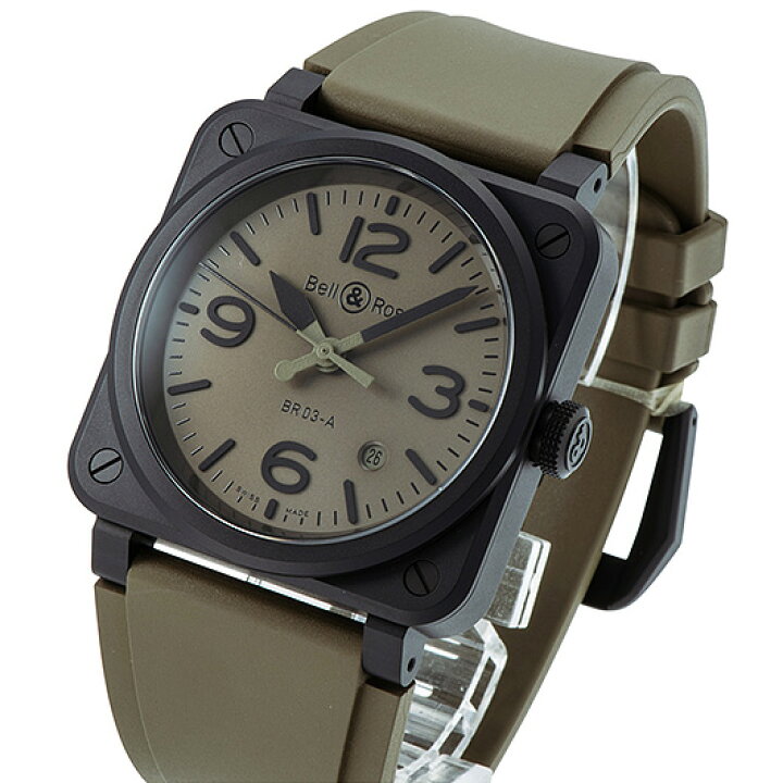 楽天市場】ベル＆ロス BR03 ミリタリーセラミック Ref.BR03A-MIL-CE  