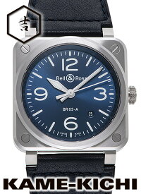 ベル＆ロス　BR03 ブルースチール　Ref.BR03A-BLU-ST/SCA　新品　ブルー　（Bell&Ross　BR03 Blue Steel）【楽ギフ_包装】