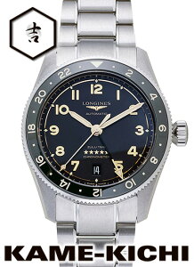 �����W���@�X�s���b�g �Y�[���[ �^�C���@Ref.L3.802.4.63.6�@�V�i�@�A���X���T�C�g�i�O���[�j�@�iLONGINES�@Spirit Zulu Time�j