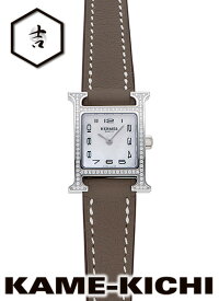 エルメス　Hウォッチ ミニ　Ref.W053023WW18　新品　ホワイト　（HERMES　H Watch Mini）