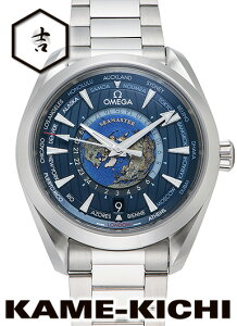 IK@V[}X^[ ANAe GMT [h^C}[ }X^[@Ref.220.10.43.22.03.001@Vi@u[@iOMEGA@Seamaster Aqua Terra GMT World Timer Masterj