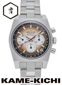 ゼニス　エル・プリメロ A385 リバイバル　Ref.03.A384.400/385.M385　新品　ブラウン/シルバー　（ZENITH　El Primero A385 Revival）