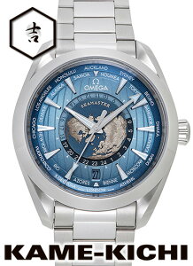 IK@V[}X^[ ANAe GMT [h^C}[@Ref.220.10.43.22.03.002@Vi@T}[u[@iOMEGA@Seamaster Aqua Terra GMT World Timerj