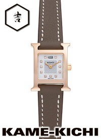 エルメス　Hウォッチ ミニ　Ref.HH1.102　新品　ホワイト　（HERMES　H Watch Mini）【楽ギフ_包装】