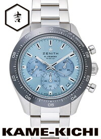 ゼニス　クロノマスター スポーツ ヨシダ スペシャル　Ref.03.3105.3600/52.M3100　新品　アクアブルー　（ZENITH　Chronomaster Sports YOSHIDA Special）【楽ギフ_包装】