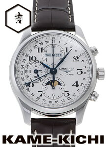�����W���@�}�X�^�[�R���N�V���� ���[���t�F�C�Y �N���m�O���t�@Ref.L2.773.4.78.3�@�V�i�@�V���o�[�@�iLONGINES�@Master Collection Moonphaise Chronograph�j