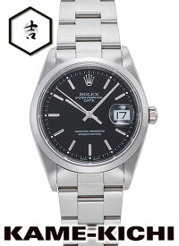 【中古】ロレックス　3年保証　オイスター パーペチュアル デイト　Ref.15200　ブラック　（ROLEX　Oyster Perpetual Date）【楽ギフ_包装】