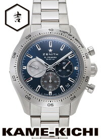 ゼニス　クロノマスター スポーツ ブルー　Ref.03.3114.3600/51.M3100　新品　ブルー/シルバー/グレー　（ZENITH　Chronomaster Sports）【楽ギフ_包装】