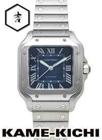 カルティエ　サントス ドゥ カルティエ MM　Ref.WSSA0063　新品　ブルー　（CARTIER　Santos De Cartier MM）
