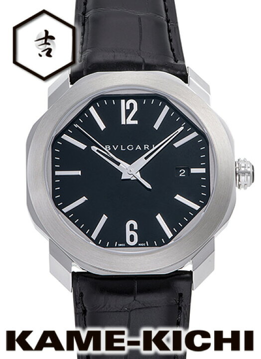 楽天市場】ブルガリ オクト ローマ Ref.OC41BSLD 新品 ブラック  
