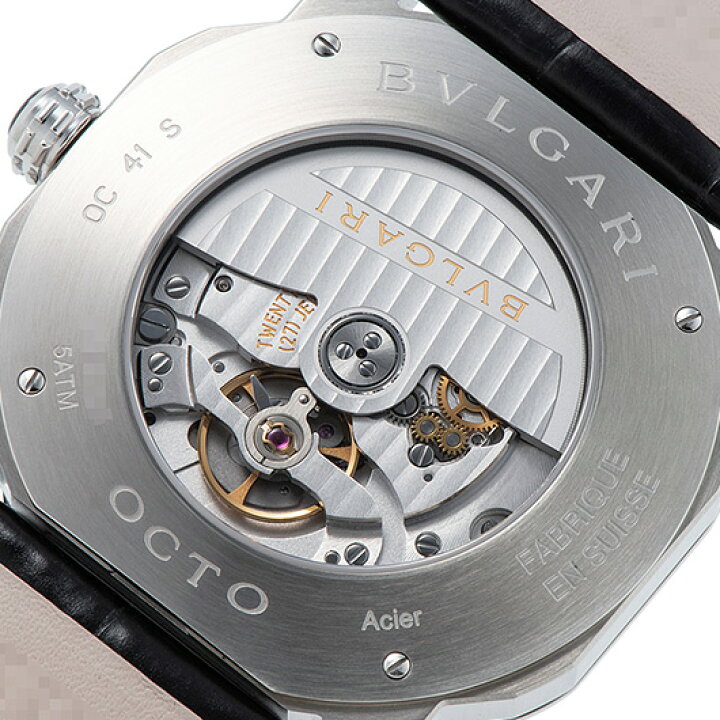 楽天市場】ブルガリ オクト ローマ Ref.OC41BSLD 新品 ブラック  
