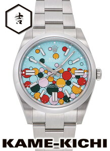 ロレックス オイスター パーペチュアル 41 Ref.124300 新品 ターコイズブルー (ROLEX Oyster Perpetual 41)