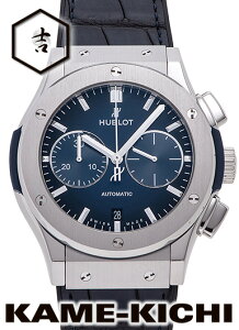 Eu@NVbN t[W NmOt `^jE fB[v u[@Ref.521.NX.6670.LR.JPN18@Vi@fB[vu[@iHUBLOT@Classic Fusion Chronograph Titanium Deep Bluej