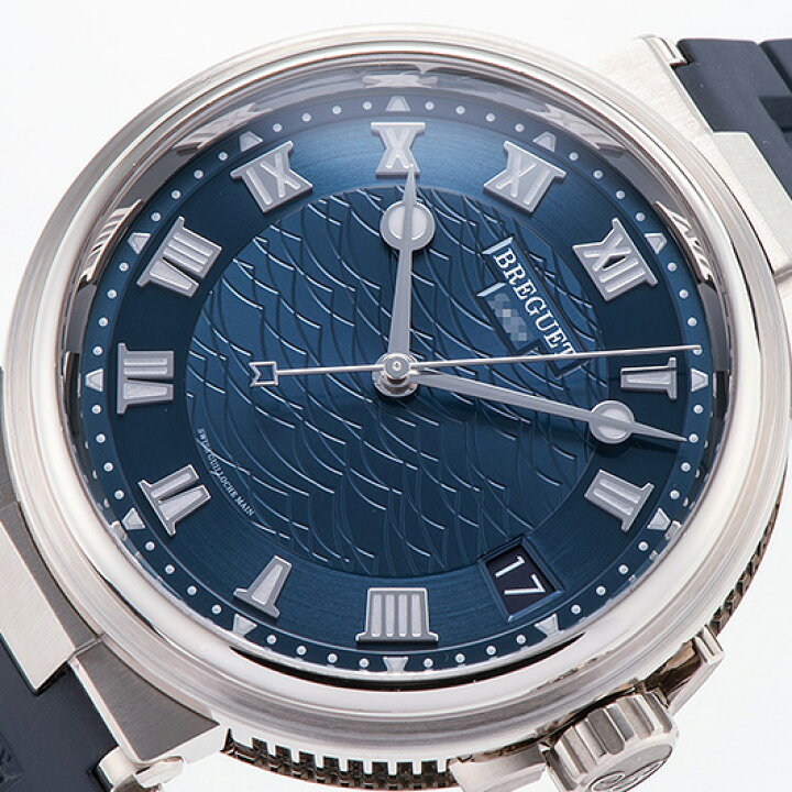 楽天市場】【中古】ブレゲ マリーン 5517 Ref.5517BB/Y2/5ZU ブルー  