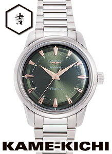 �����W���@�R���N�G�X�g �w���e�[�W�@Ref.L1.649.4.02.6�@�V�i�@�O���[���@�iLONGINES�@Conquest Heritage�j