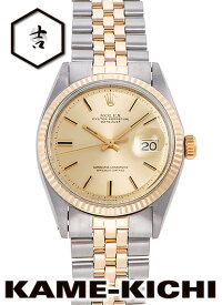 【中古】ロレックス　3年保証　デイトジャスト　Ref.1601/3　シャンパン　（ROLEX　Datejust）