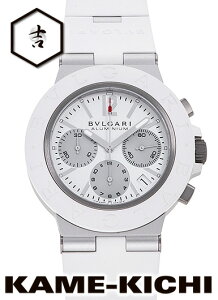 uK@A~jE zCg NmOt@Ref.104235@Vi@Vo[/O[@iBVLGARI@Aluminium White Chronographj
