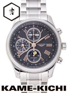 �����W���@�}�X�^�[�R���N�V���� �N���m ���[���t�F�C�Y�@Ref.L2.773.4.61.6�@�V�i�@�_�[�N�O���[�i�A���X���T�C�g�j�@�iLONGINES�@Master Collection Chrono Moon Phase�j