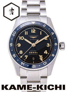 �����W���@�X�s���b�g �Y�[���[ �^�C���@Ref.L3.802.4.60.6�@�V�i�@�u���b�N�@�iLONGINES�@Spirit Zulu Time�j