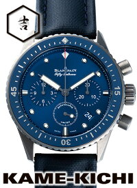 【中古】ブランパン　フィフティ ファゾムス オーシャン コミットメント バチスカーフ フライバック クロノグラフ　Ref.5200-0240-52A　ブルー　（BLANCPAIN　Fifty Fathoms Bathyscaphe Chronograph Flyback Ocean Commitment）